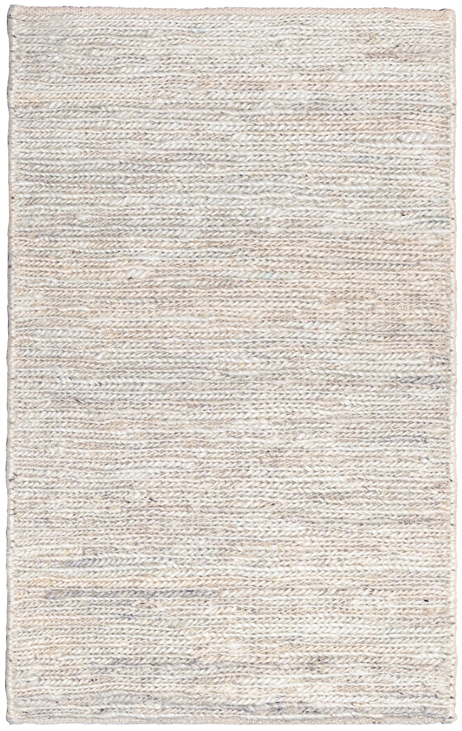 Paris-Hand Knotted Soumak Weave Jute Rug-Colour-Ivory