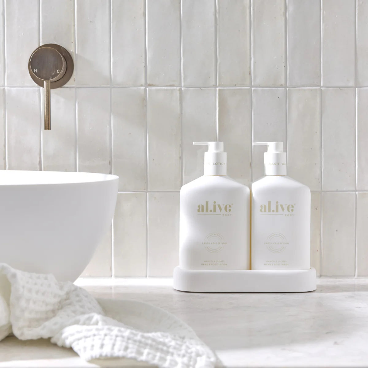 Wash & Lotion Duo + Tray / Mango & Lychee