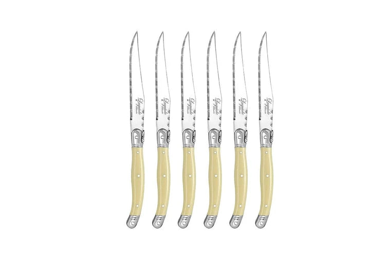 Laguiole Ivory Steak Knife Set