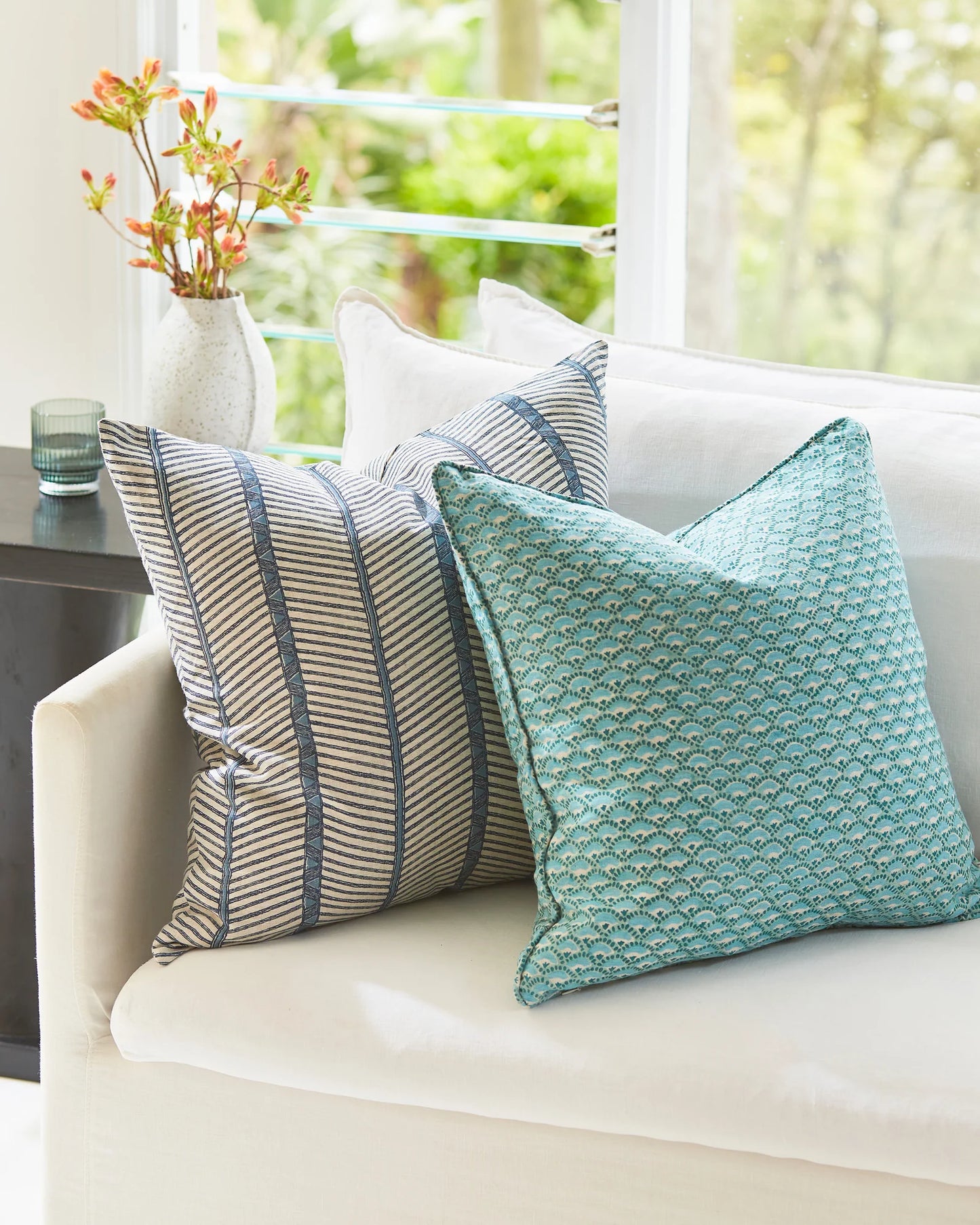 Zanzibar azure cushion