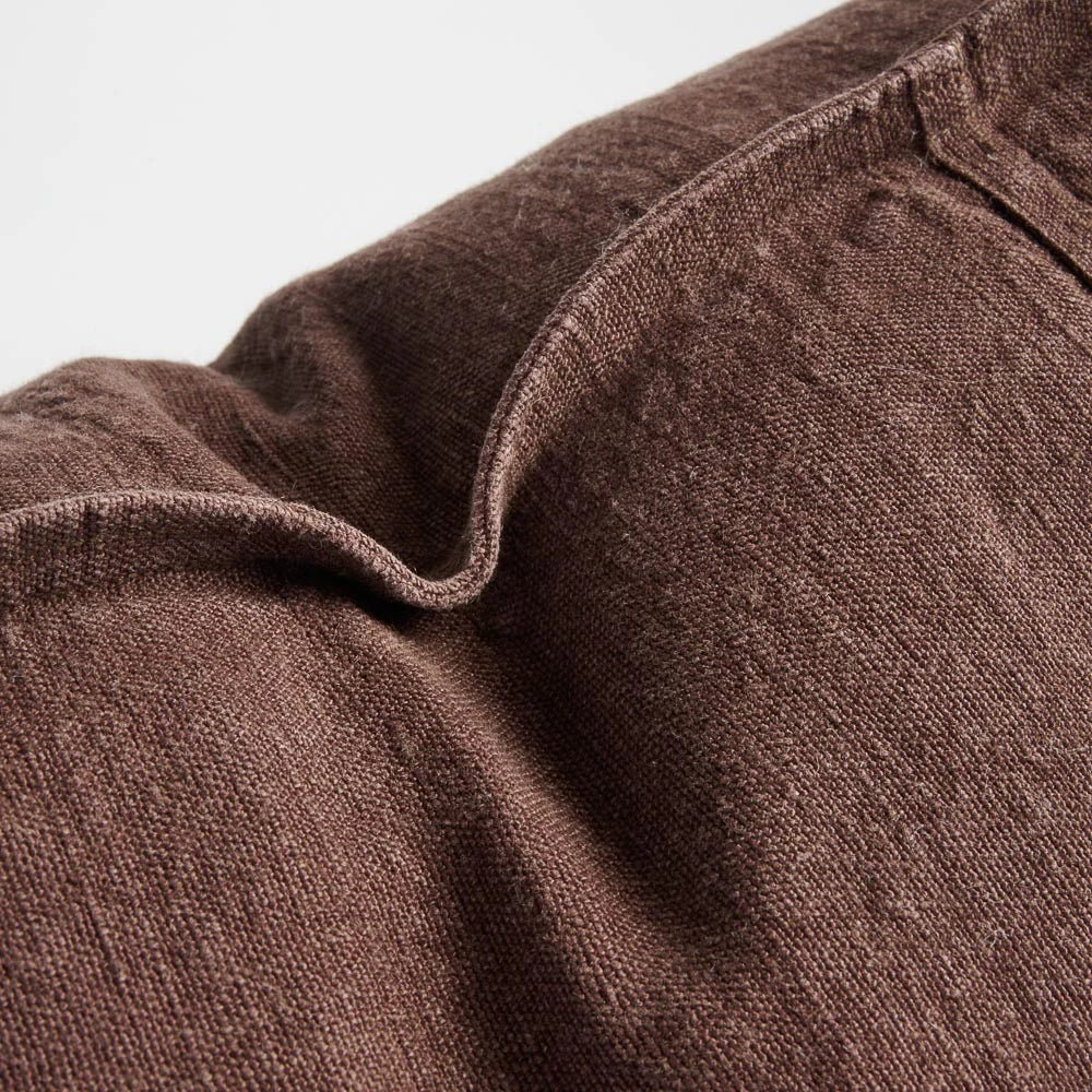 Luca Linen Cushion Chocolate 50 x 50cm