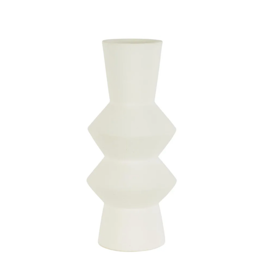 Ceramic Ellington White Vase