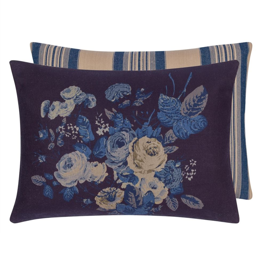 Tallulah Floral Indigo Cushion by Ralph Lauren