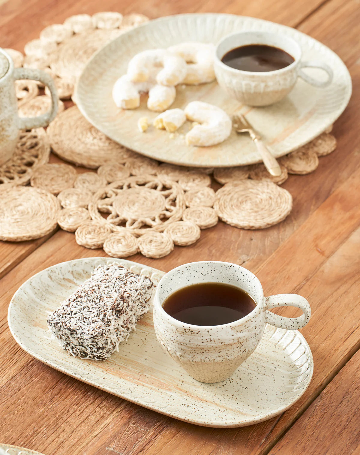 Cup & Saucer / White Ceylon
