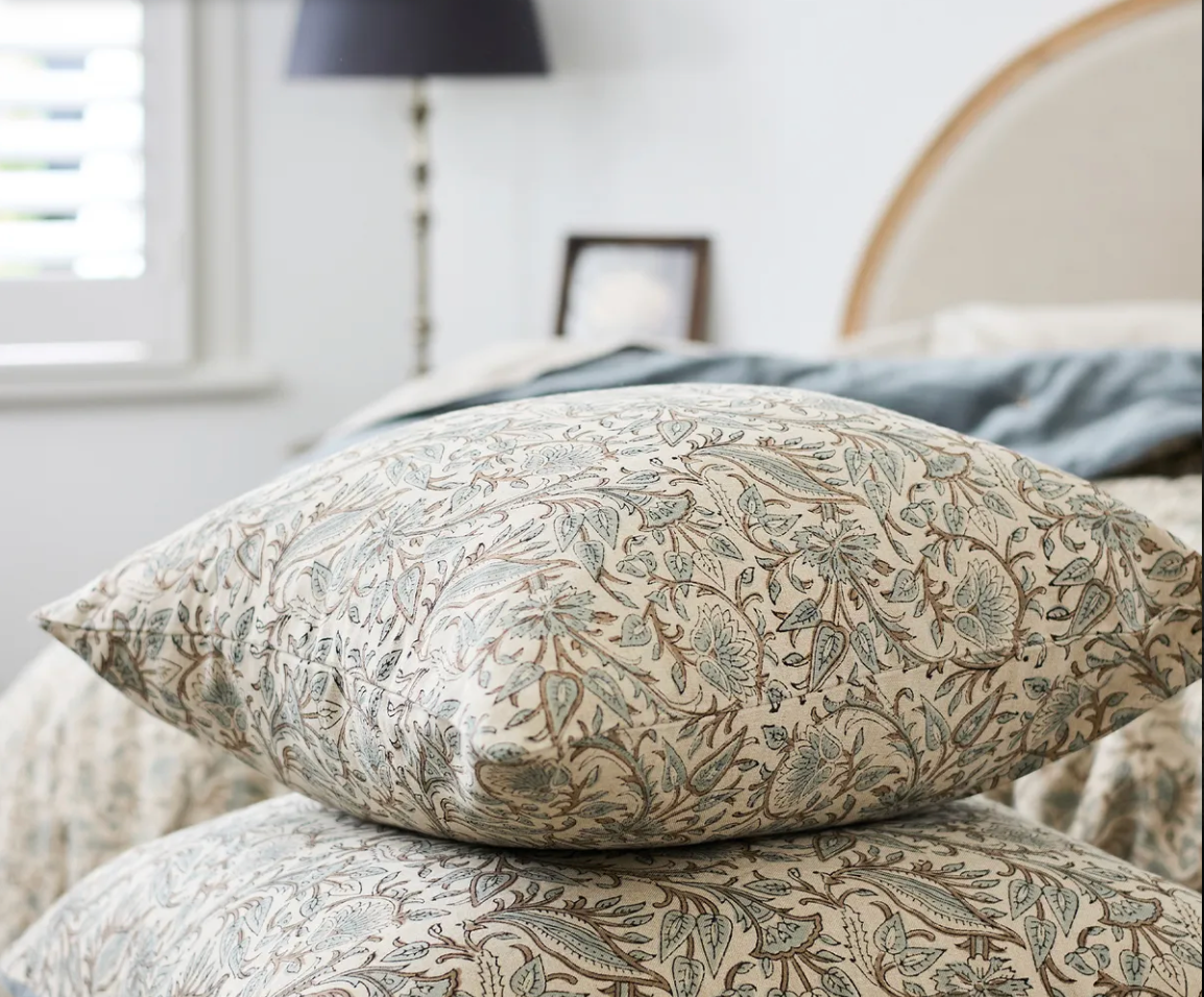 Serena Handblocked Cushion Cover