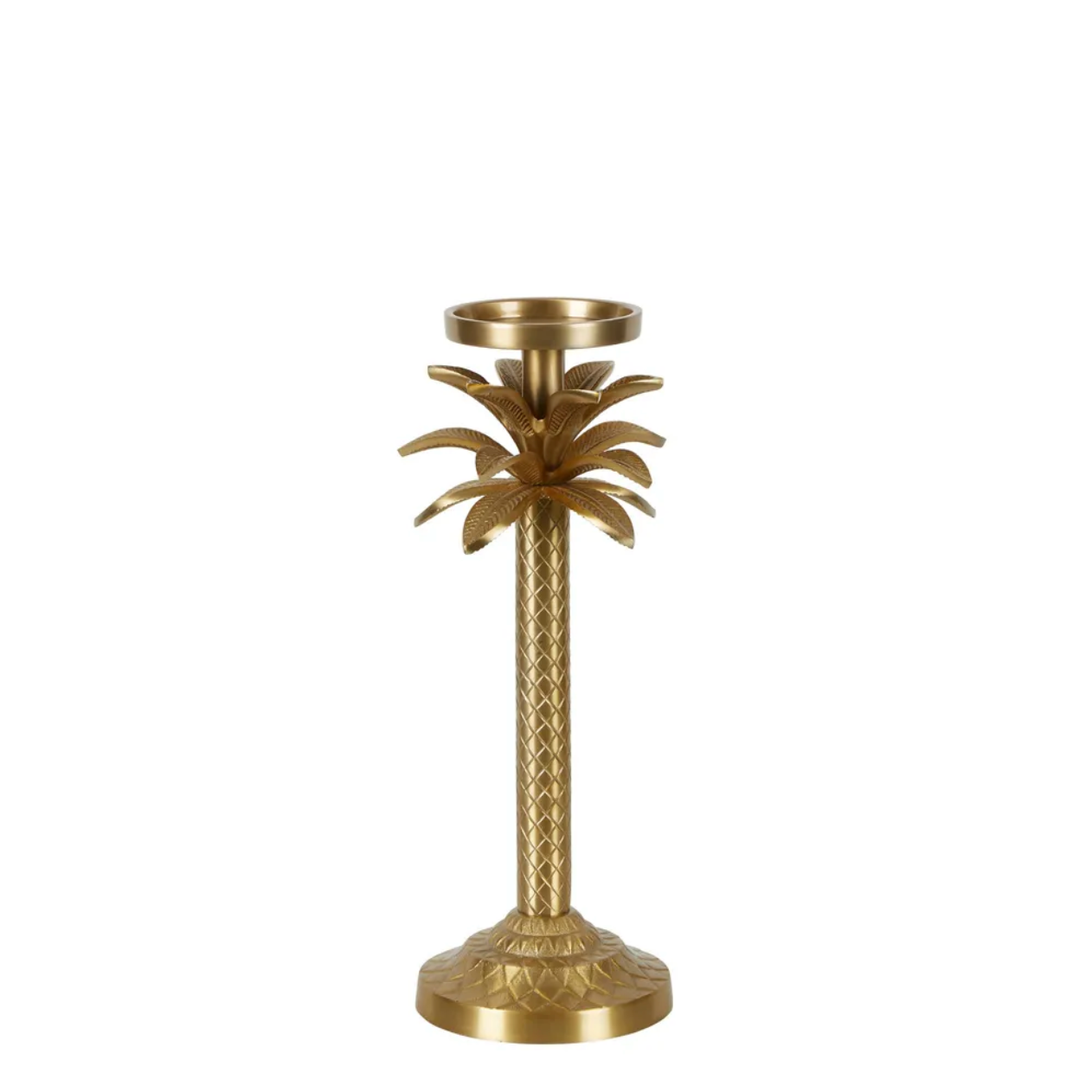 Candle Holder Palm Spring Gold