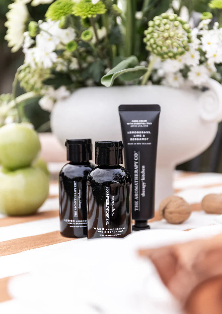 The Aromatherapy Co - Mini Bodycare Trio Set - Lemongrass, Lime & Bergamot