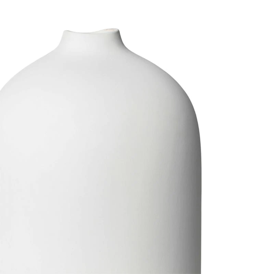 Ceramic Taro White Vase - Extra Large