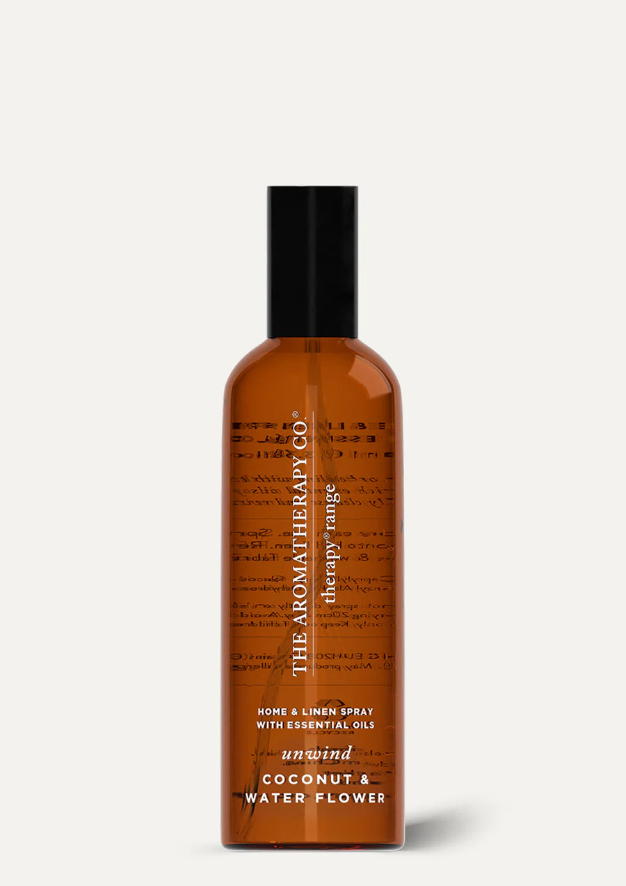 The Aromatherapy Co - Home & Linen Spray Unwind - Coconut & Water Flower