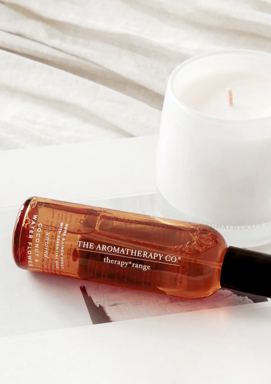 The Aromatherapy Co - Home & Linen Spray Unwind - Coconut & Water Flower