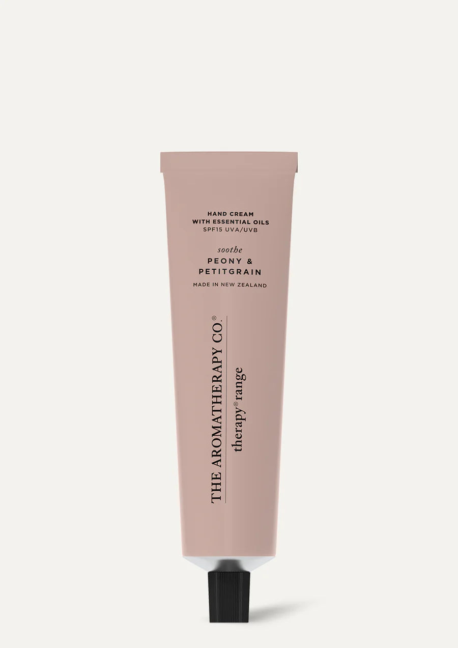The Aromatherapy Co - Hand Cream Soothe - Peony & Petitgrain