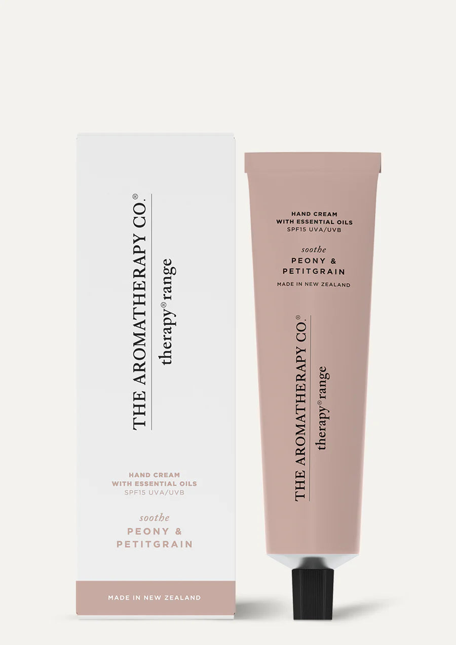 The Aromatherapy Co - Hand Cream Soothe - Peony & Petitgrain