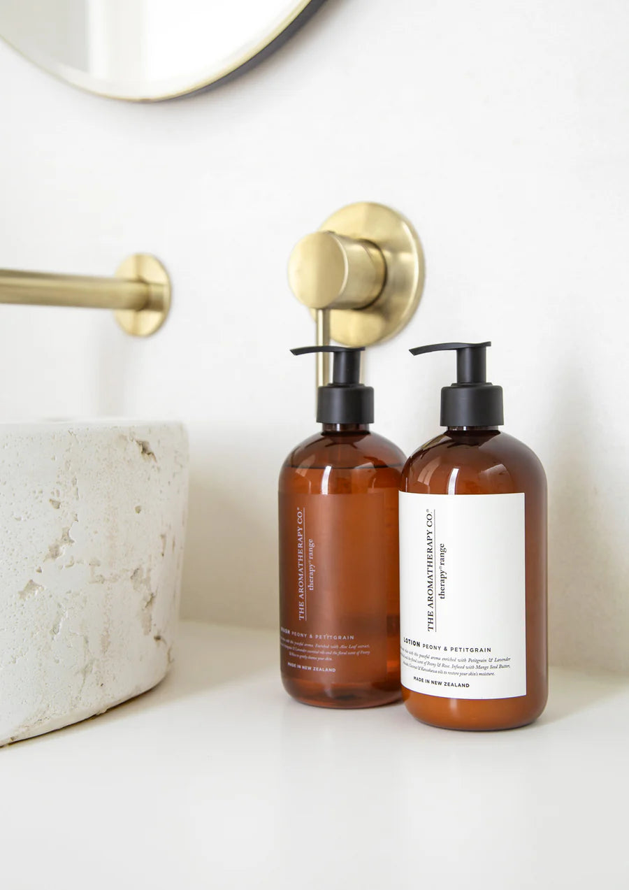 The Aromatherapy Co - Hand & Body Wash - Peony & Petitgrain