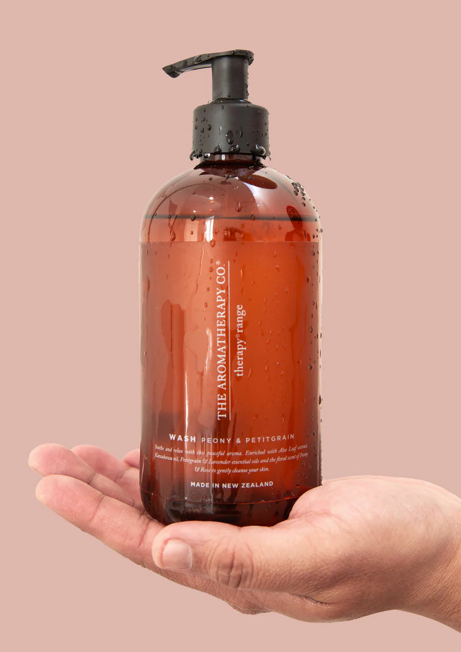 The Aromatherapy Co - Hand & Body Wash - Peony & Petitgrain