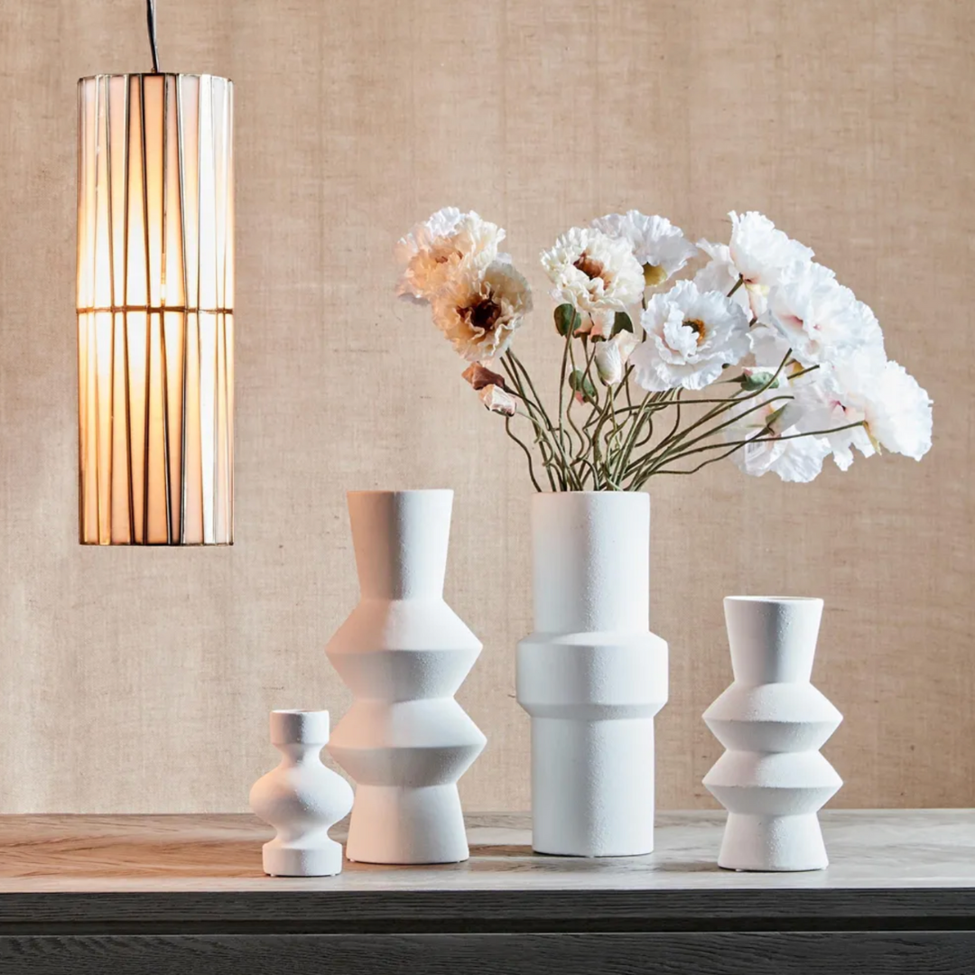 Ceramic Ellington White Vase