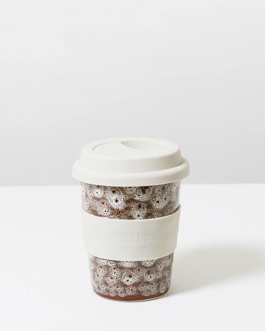 Large Carousel Cup- White Ochre