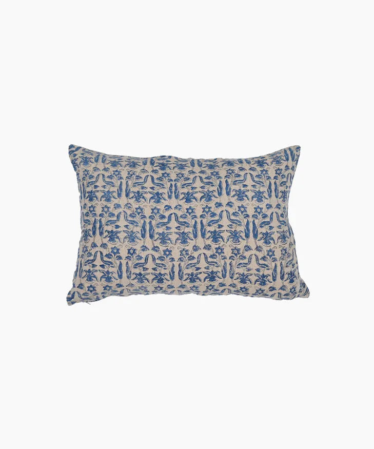 Petro floral azure cushion
