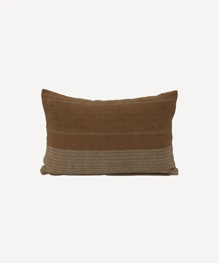 Spice stripe cushion