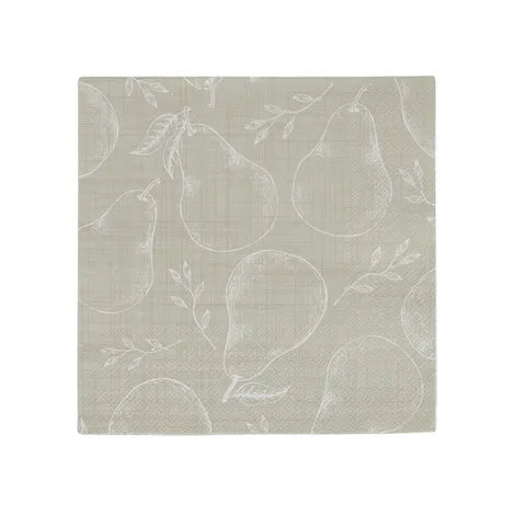 PEAR NAPKIN NATURAL