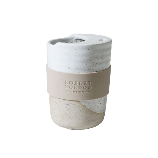White Speckle Travel Mug / The Wanderer