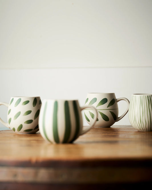 Hug me mugs - olive brush