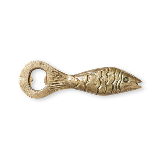 Fish Antique Brass Bottle Opener