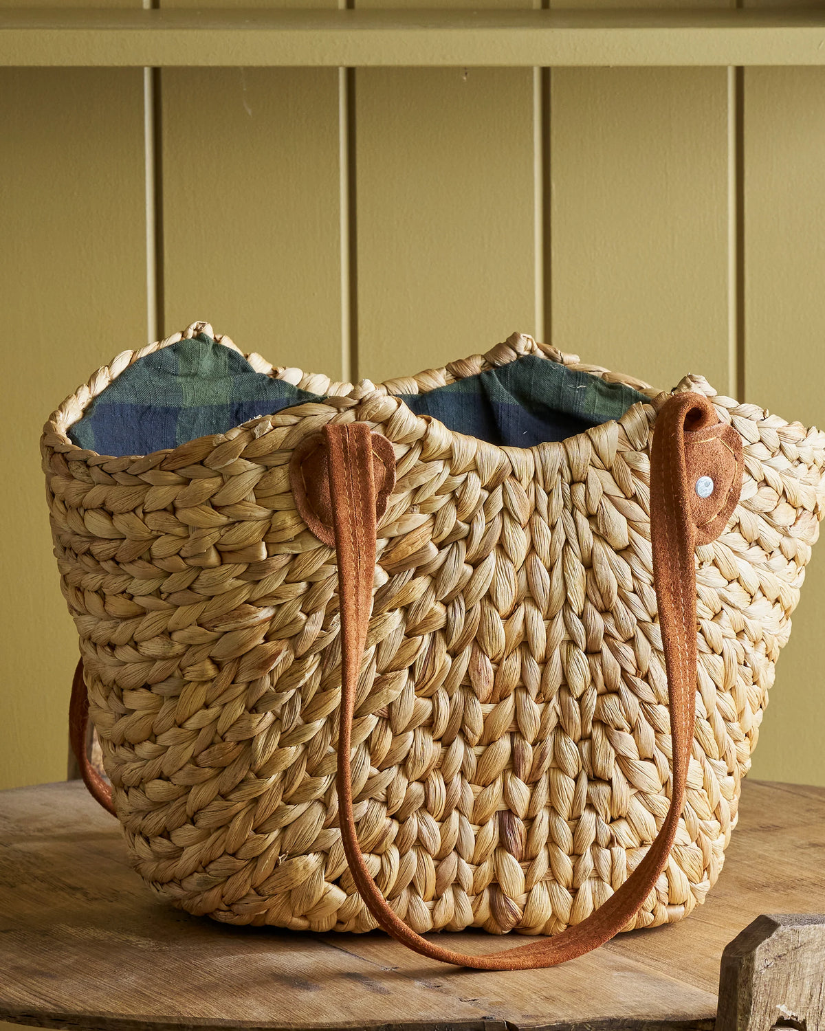 Market Lane Basket / Tartan