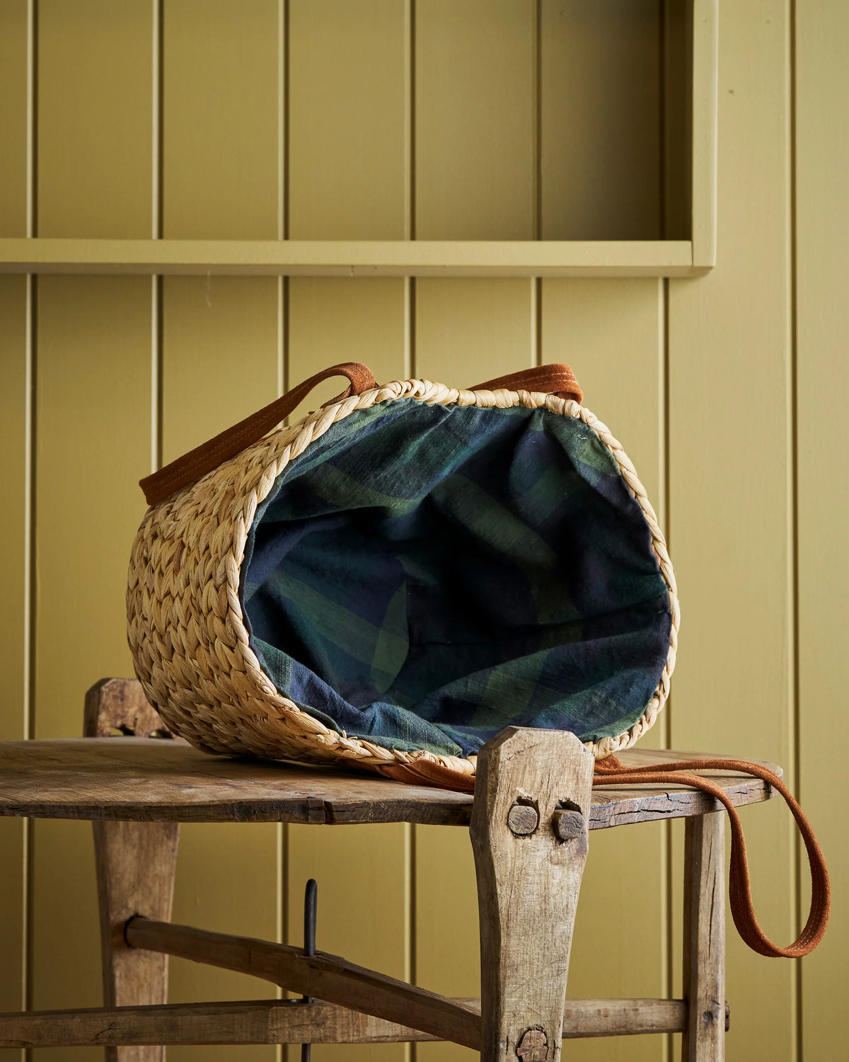 Market Lane Basket / Tartan