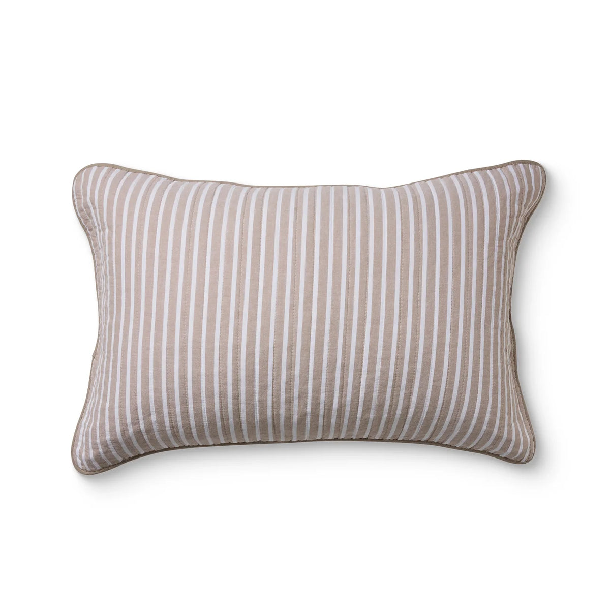 Sinclair Coffee Stripped Pillow Set