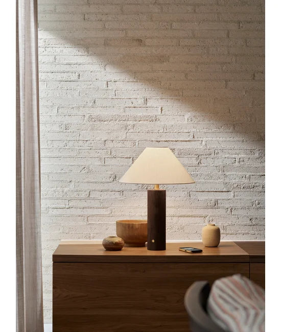 Morgan Table Lamp in Walnut
