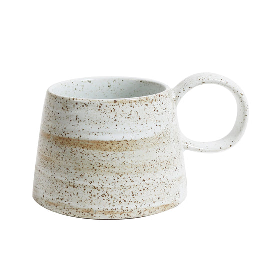 Large Handled Mug / Ceylon White