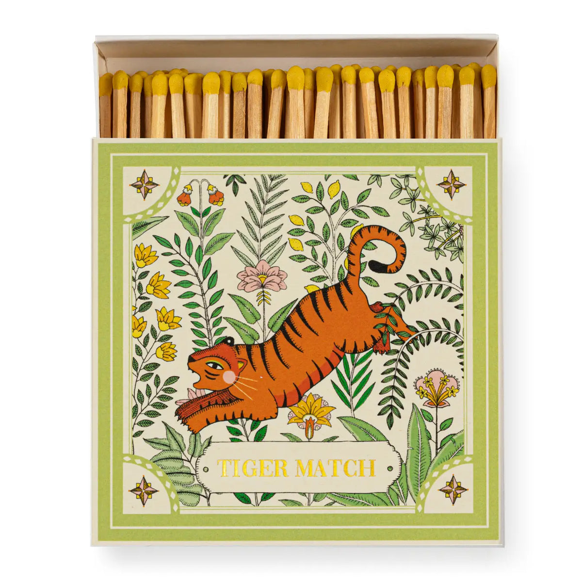 Green Tigar | Square - Safety Matches
