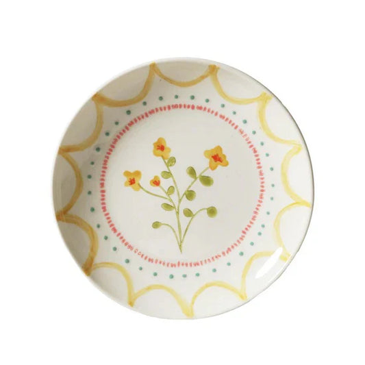 Side Plate / June's Garden Yellow Bush Pea
