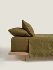 Carlotta & Gee - Olive Linen