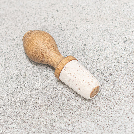 Wine Stopper Natural Cork & Oak