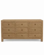 Elm 9 Drawer Dresser