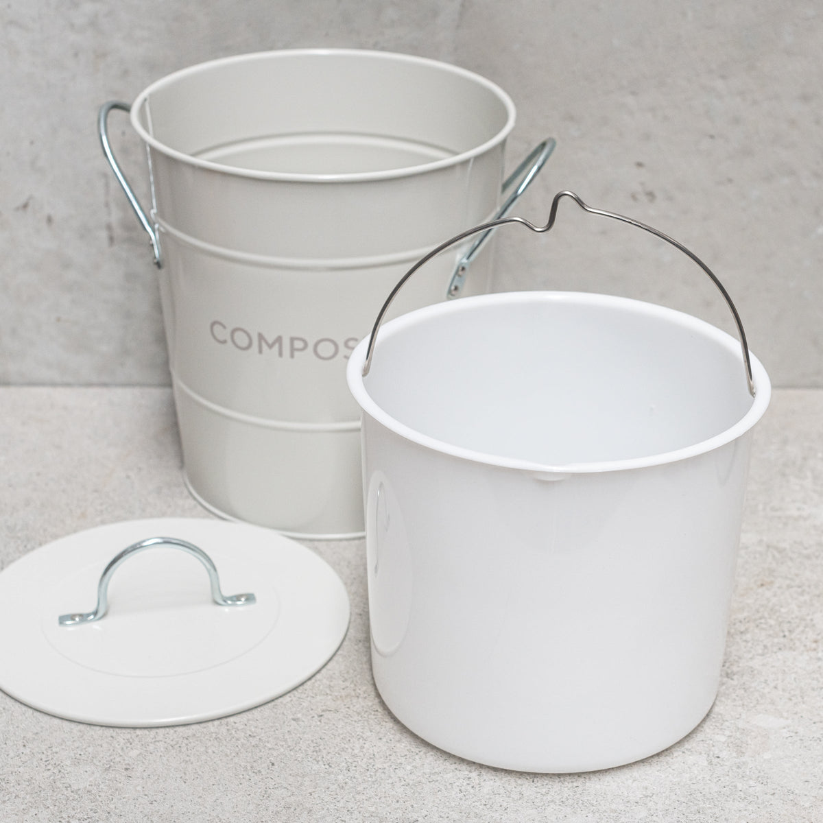 Compost Bin - White