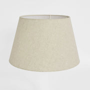 Linen Taper Lamp Shade Medium Light Natural