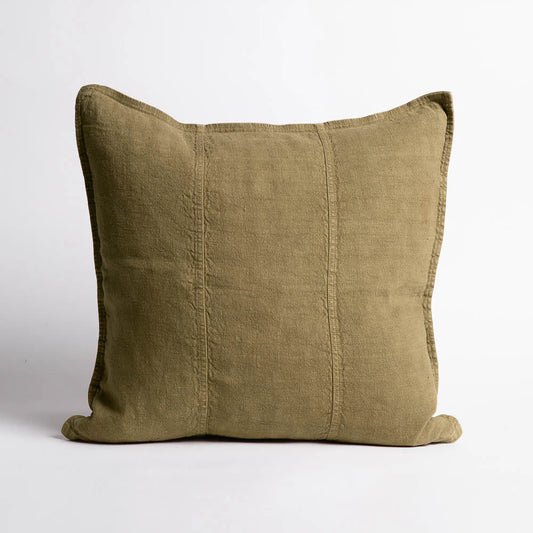 Luca Linen Olive Cushion 50 x 50cm