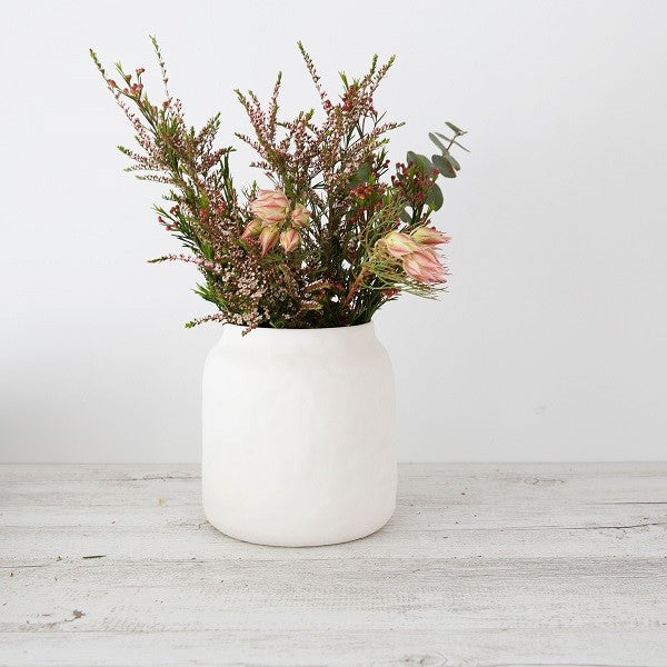 Flax Kitchen Pot - White