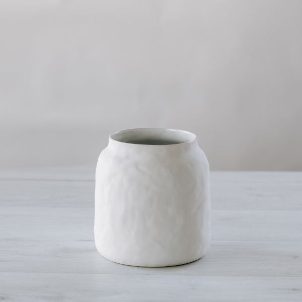 Flax Kitchen Pot - White