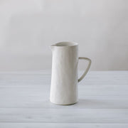 Flax Jug with Handle - White