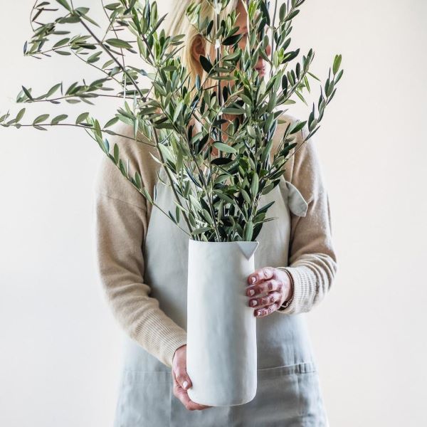 Ceramic jug no handle