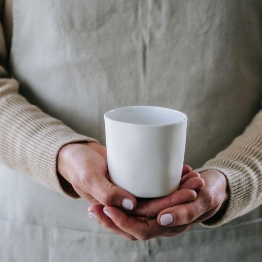 Ceramic round cup