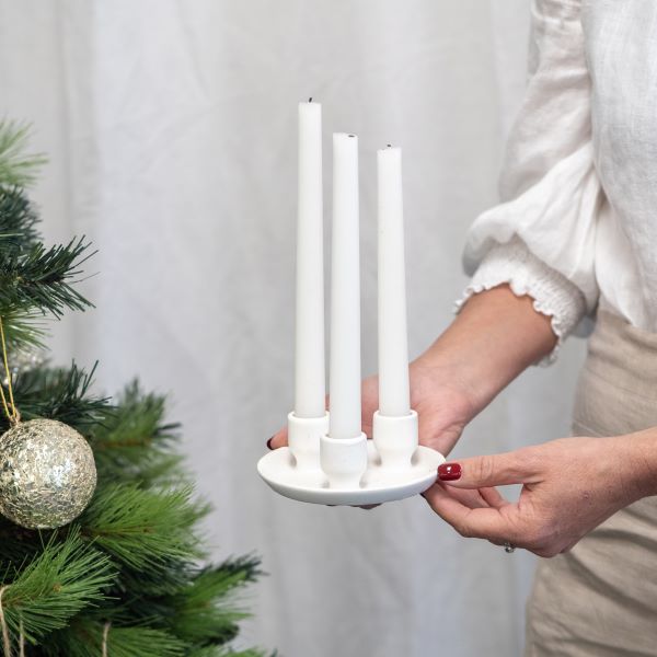 Lucia 3 Candle Centrepiece
