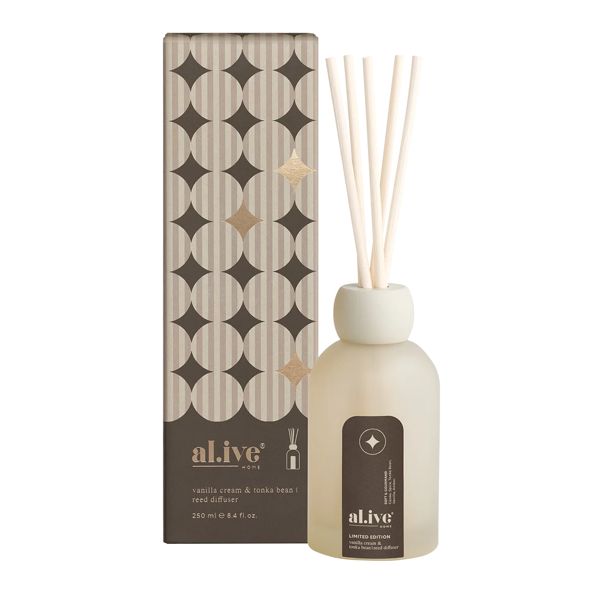 Reed Diffuser - Vanilla cream and Tonka Bean