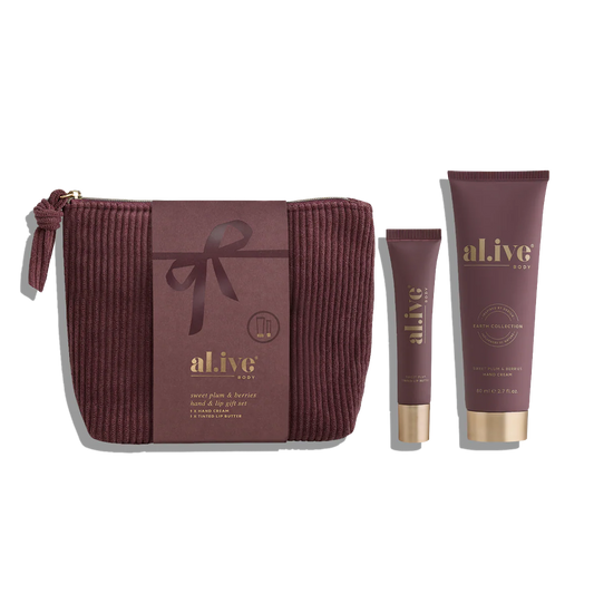 Sweet Plum & Berries Hand & Lip Gift Set