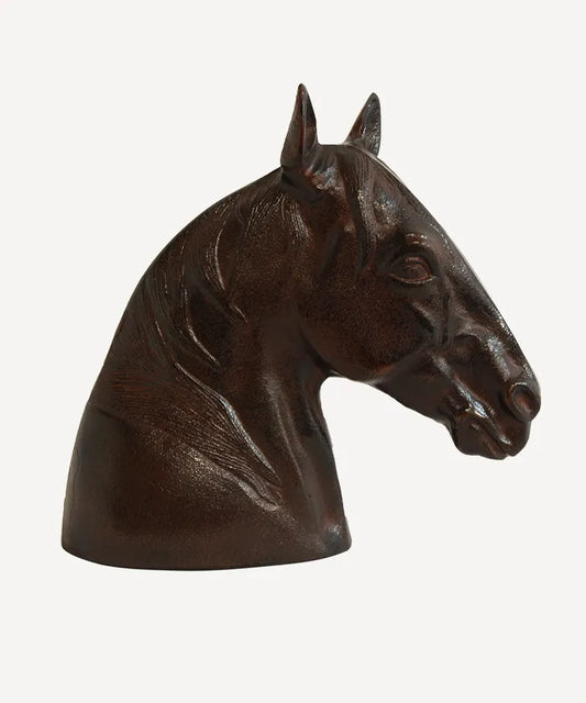 Horse Head Decor Bronze Finish