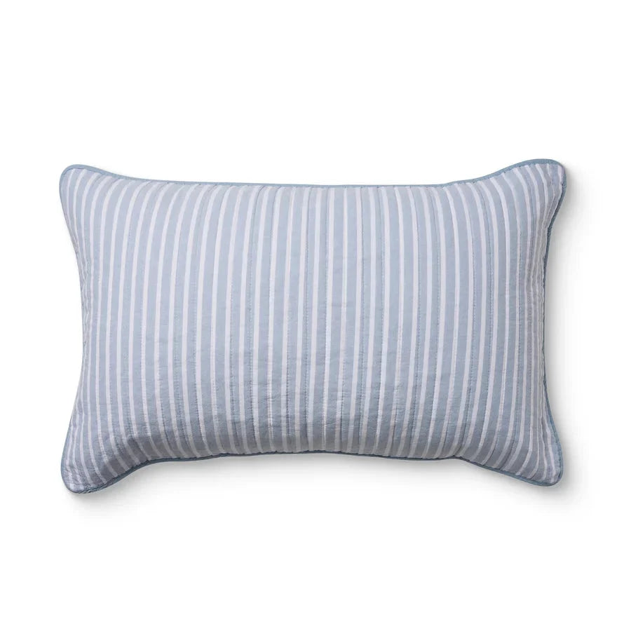 Sinclair Blue Stripped Pillow Set