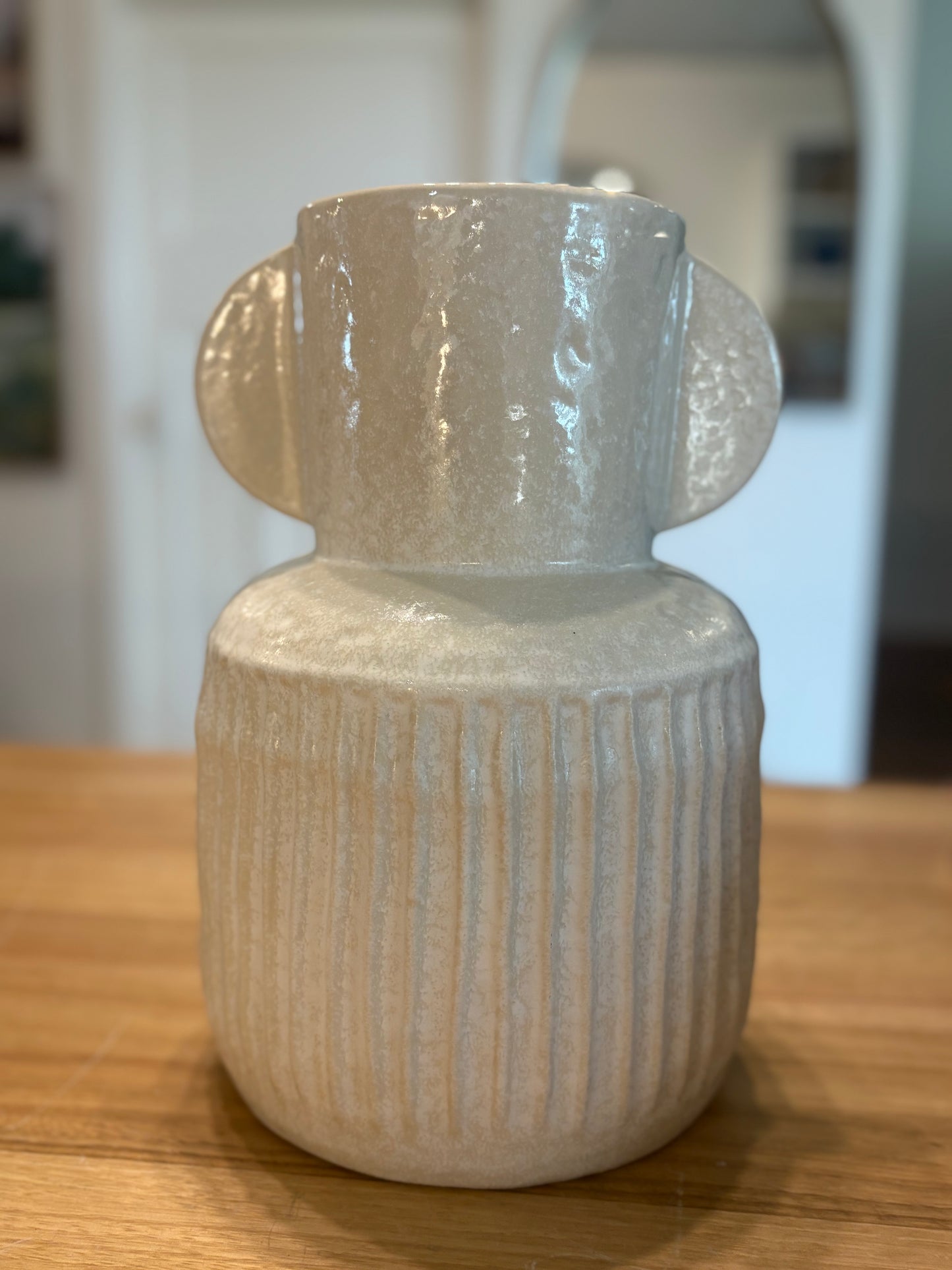 Myla Vase- Cream
